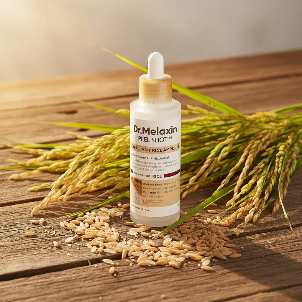 Dr. Melaxin White Rice Ampoule | Korean Brightening Serum for Glass Skin