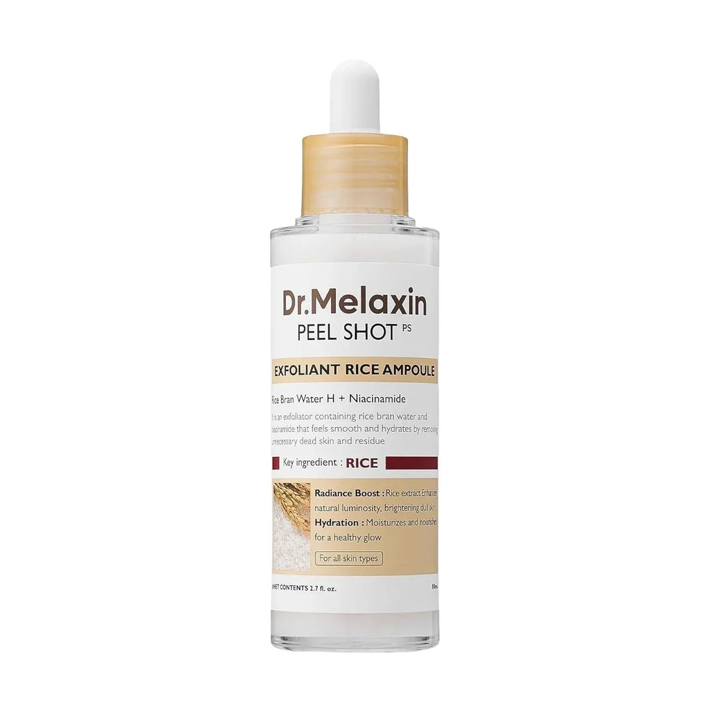 Dr. Melaxin White Rice Ampoule | Korean Brightening Serum for Glass Skin