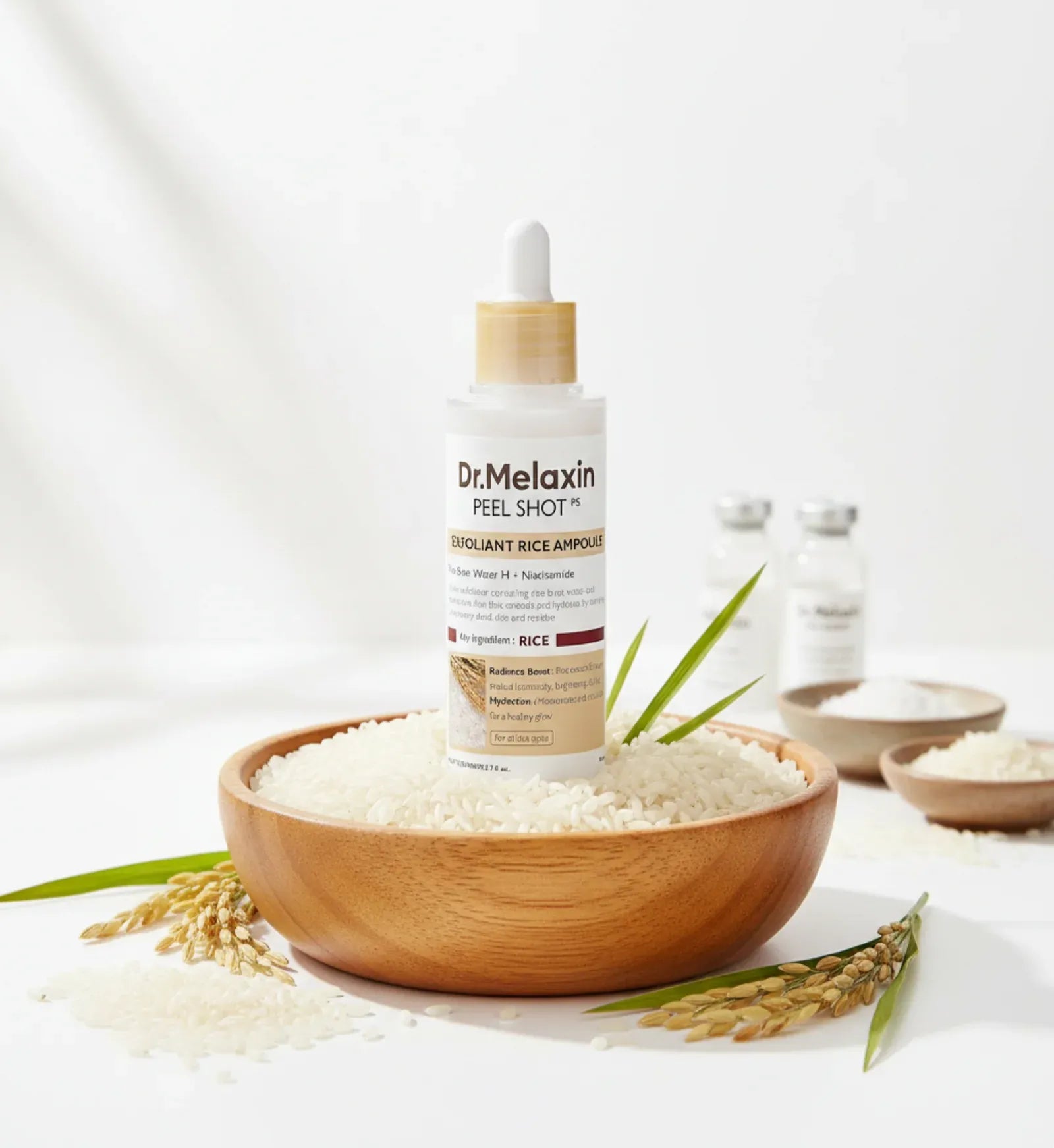 Dr. Melaxin White Rice Ampoule | Korean Brightening Serum for Glass Skin