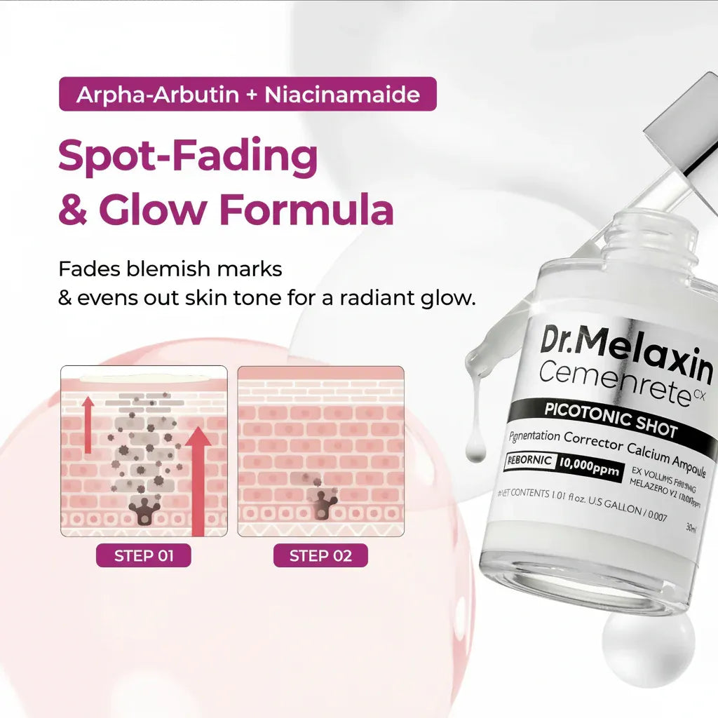 Dr. Melaxin Cemenrete Picotonic Shot | Korean Anti-Ageing Skin Booster