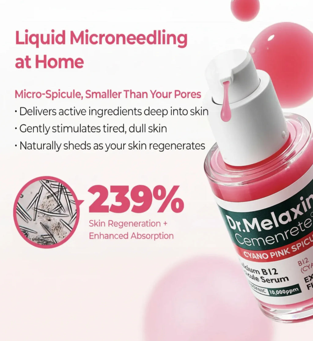 Dr. Melaxin Cyano Pink Spicule Serum | Korean Anti-Wrinkle Firming Serum