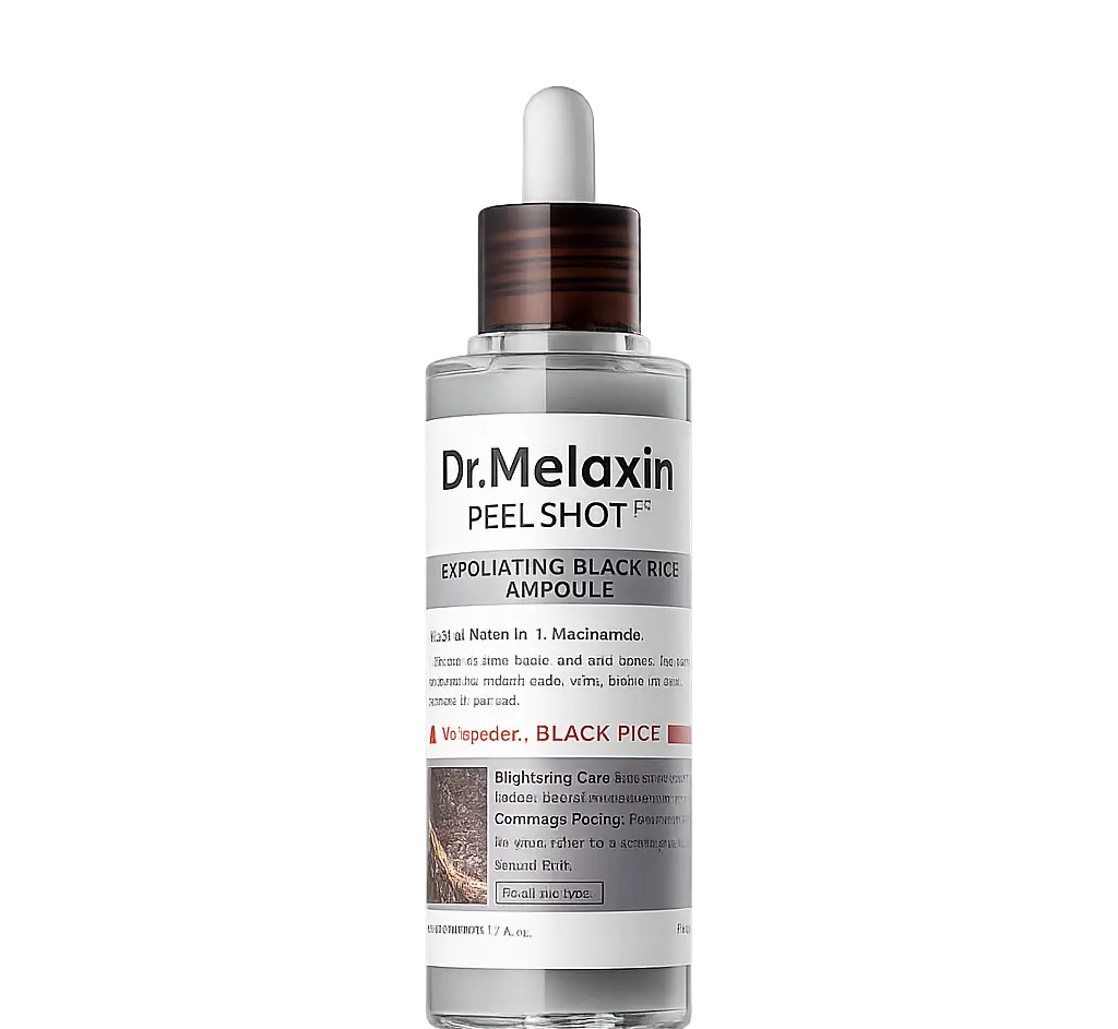 Dr. Melaxin Black Rice Ampoule | Korean Exfoliating Serum for Blackheads