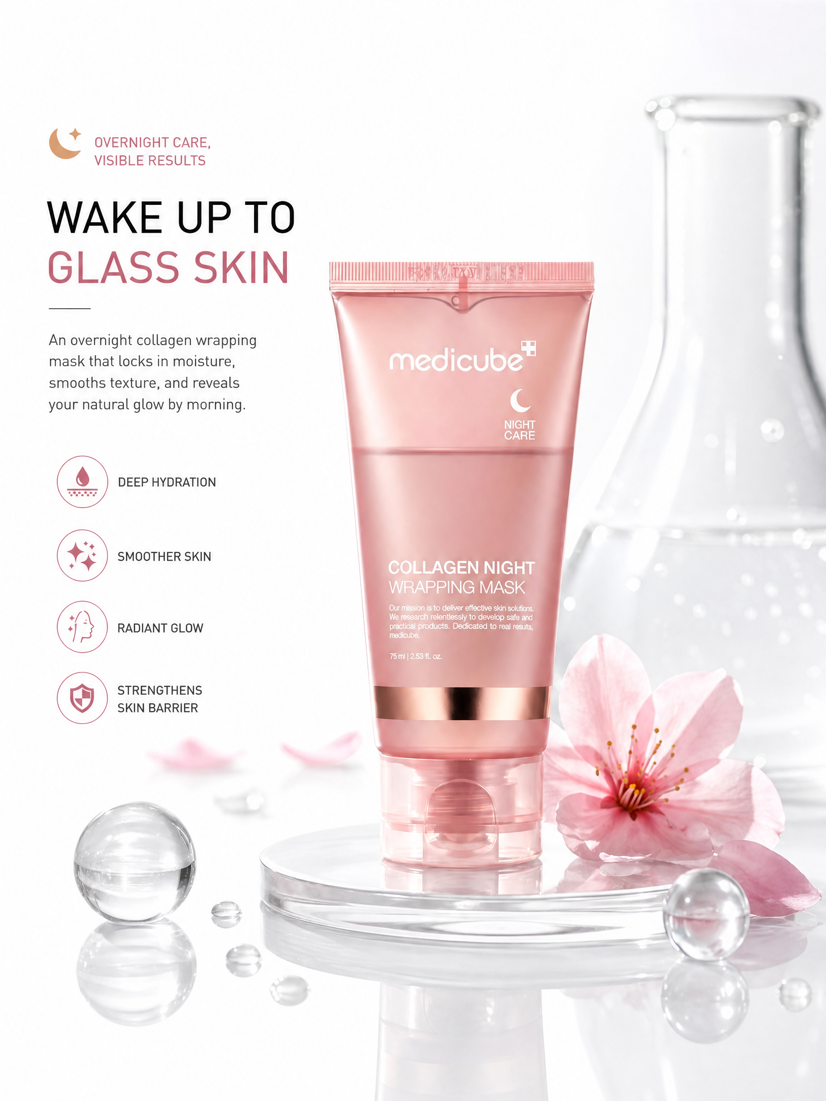 Medicube Collagen Night Wrapping Mask | Viral Korean Overnight Mask for Glass Skin